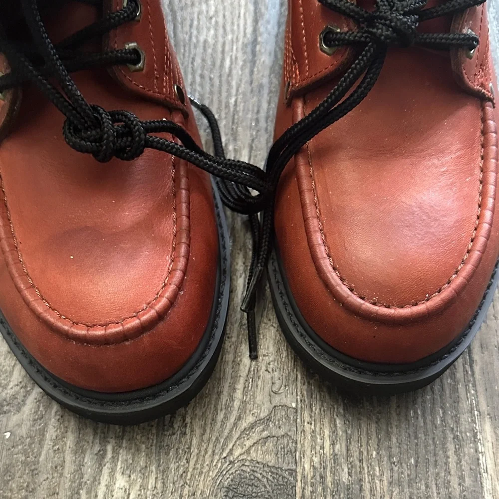 Iron Age Rugged Protection Men's Brown Leather Boots Size 12EE